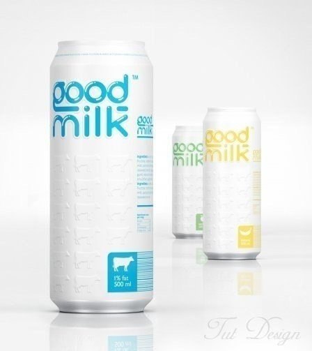 Молоко в алюминиевых банках - достойная замена пиву.
