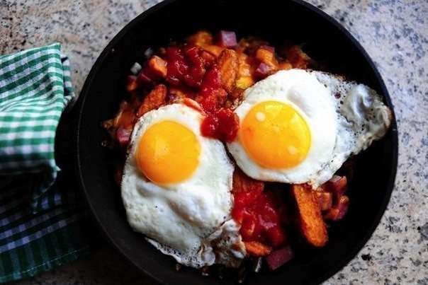 Eggberts Sunriser - лучший холостяцкий завтрак в мире!