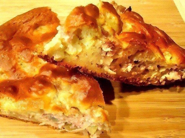 Пирог с мясом «Быстро и легче не бывает»