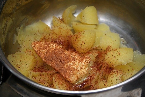 Фаршированный картофель 