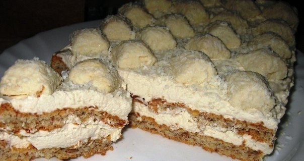 Торт миндальный "Рафаэлло"