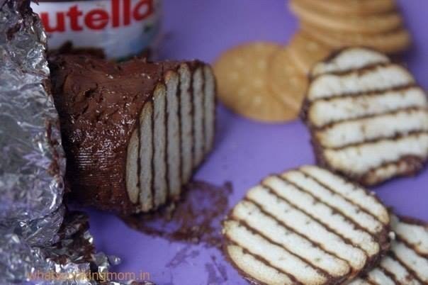 Десерт из печенья и шоколадной пасты "Мока" 