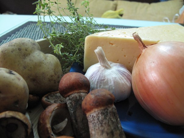 "Картофельно-грибная запеканка с ароматом тимьяна"