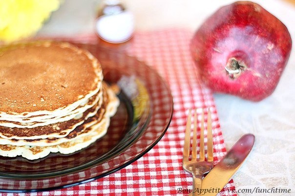 "American pancakes на завтрак"