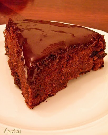 "Теплый шоколадный торт"