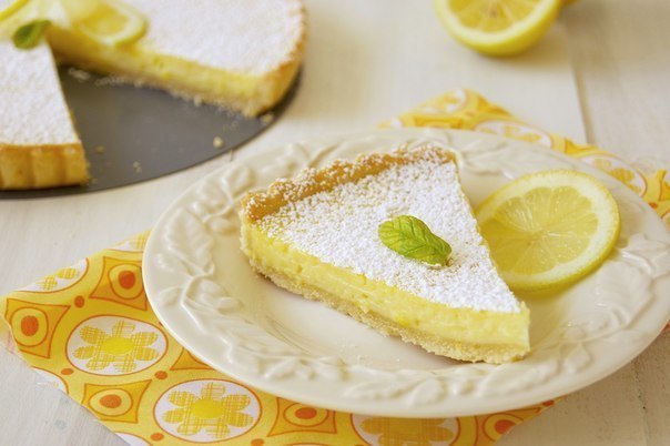 "Французский лимонный тарт"