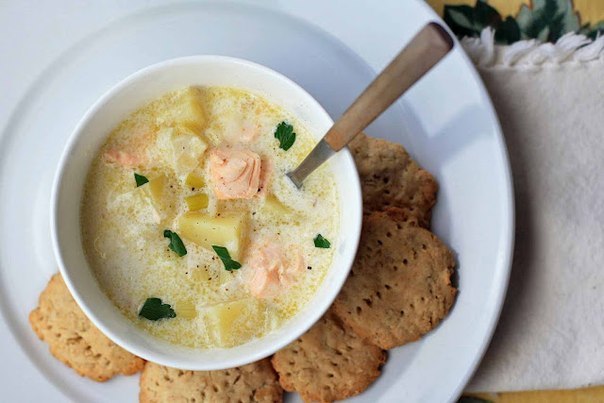 "Лохикейтто" – финский сливочный суп с лососем