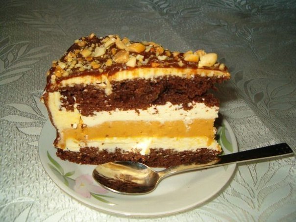 Сникерс торт