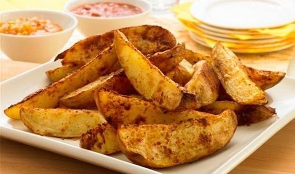"Хрустящие картофельные дольки (чипсы по-домашнему)"