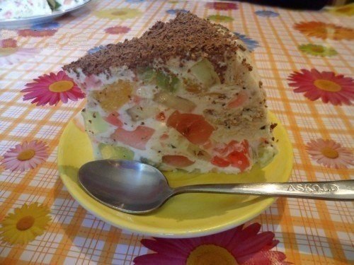 Торт-десерт "Мозаика"