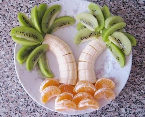 Креативная идея подачи фруктов