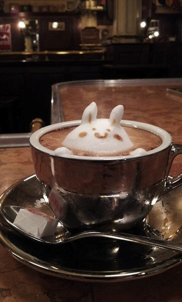 3D кофейное искусство от японского художника-бариста Kazuki Yamamoto