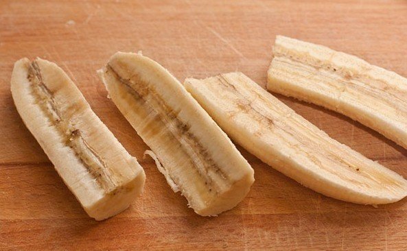 Жареные бананы со сливками