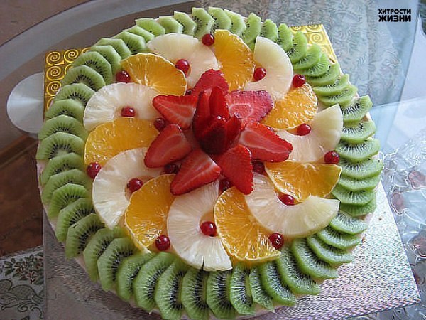 Идеи, как красиво оформить фрукты на тарелке.