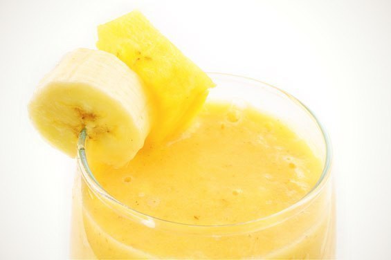 Фруктовый коктейль "Банан + апельсин + ананас"