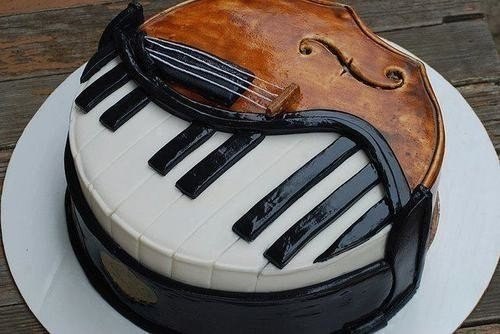 Торт для ценителей музыки