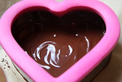 Шоколадное сердце для любимого