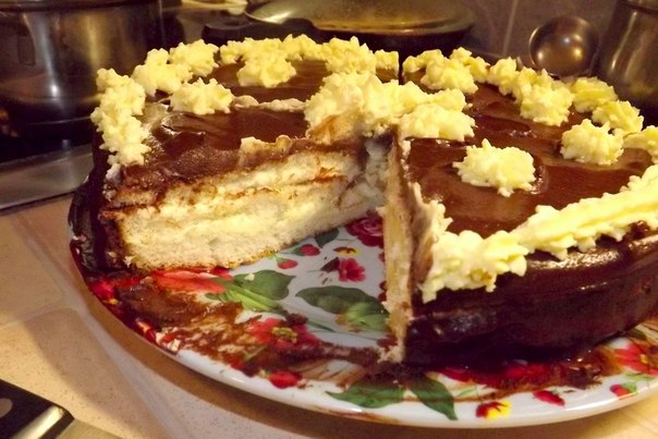 Очень вкусный и быстрый торт Чародейка 