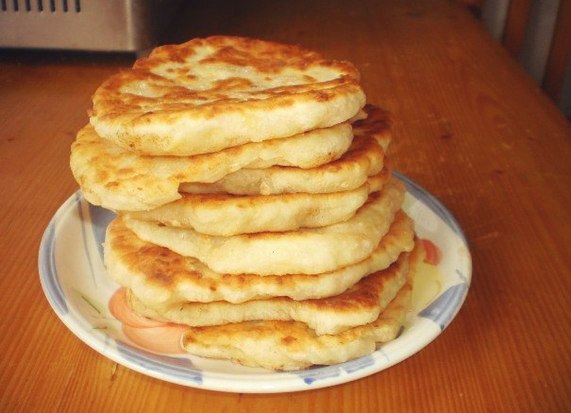 Лепёшки с сыром 